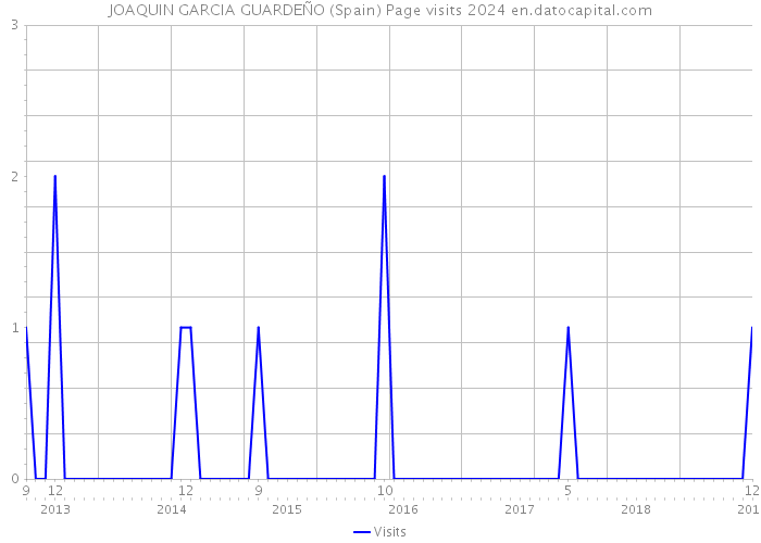 JOAQUIN GARCIA GUARDEÑO (Spain) Page visits 2024 