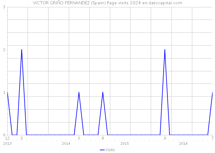 VICTOR GRIÑO FERNANDEZ (Spain) Page visits 2024 