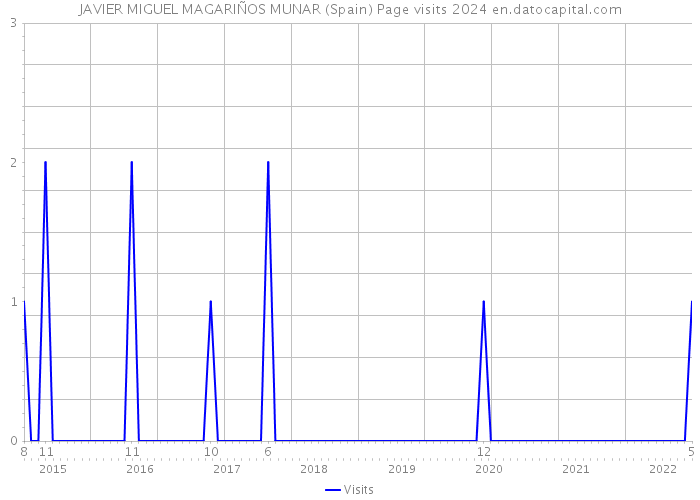 JAVIER MIGUEL MAGARIÑOS MUNAR (Spain) Page visits 2024 