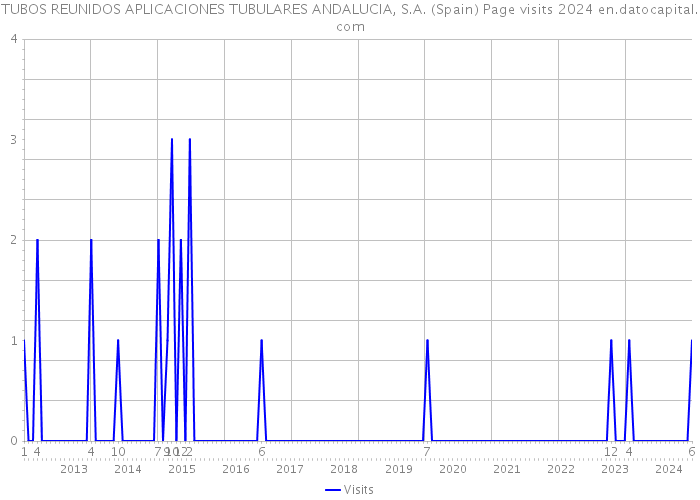 TUBOS REUNIDOS APLICACIONES TUBULARES ANDALUCIA, S.A. (Spain) Page visits 2024 
