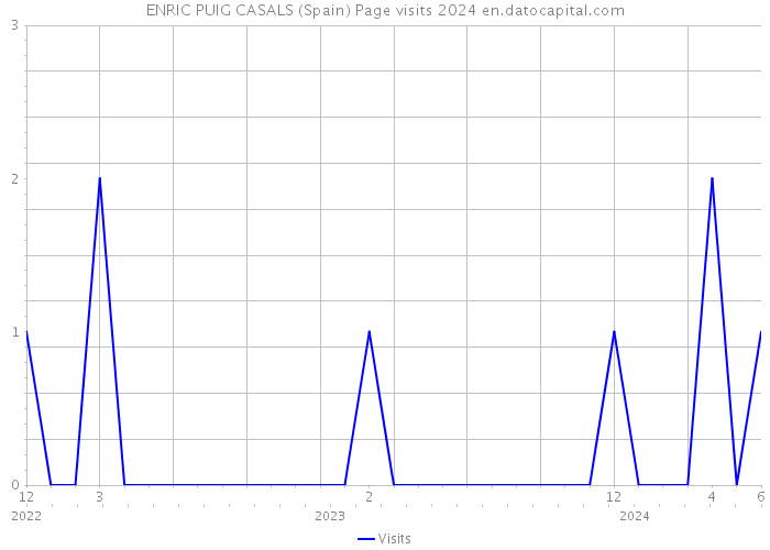 ENRIC PUIG CASALS (Spain) Page visits 2024 
