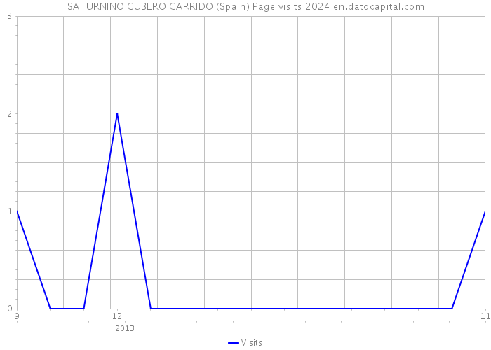 SATURNINO CUBERO GARRIDO (Spain) Page visits 2024 