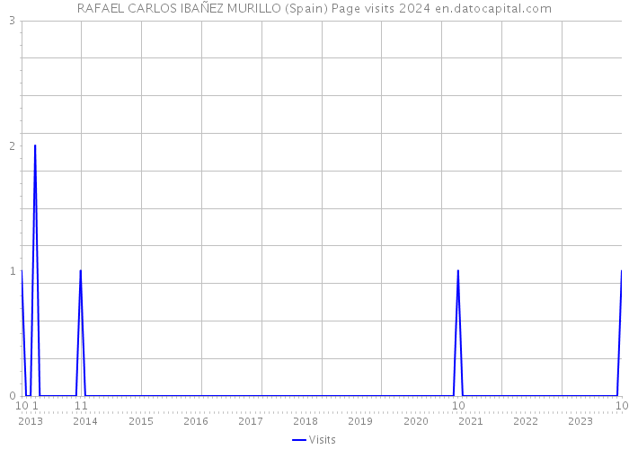 RAFAEL CARLOS IBAÑEZ MURILLO (Spain) Page visits 2024 