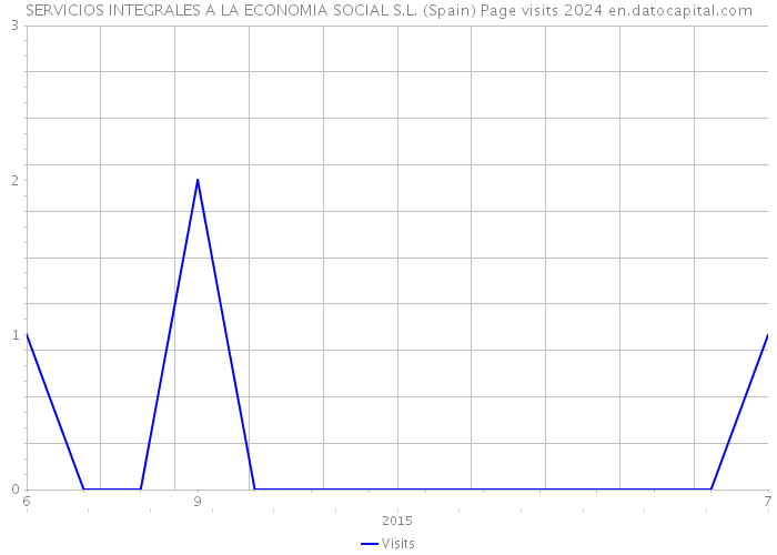 SERVICIOS INTEGRALES A LA ECONOMIA SOCIAL S.L. (Spain) Page visits 2024 