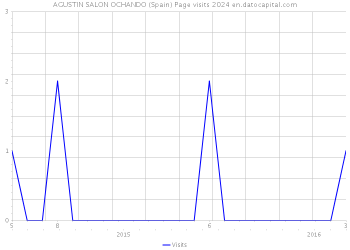 AGUSTIN SALON OCHANDO (Spain) Page visits 2024 