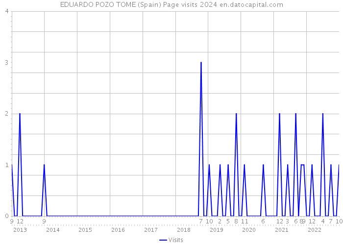 EDUARDO POZO TOME (Spain) Page visits 2024 