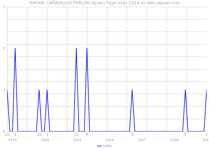 RAFAEL CAÑADILLAS PARLON (Spain) Page visits 2024 