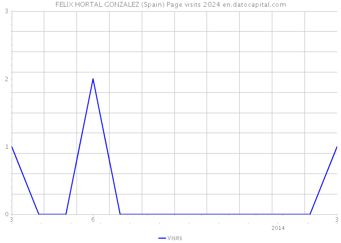 FELIX HORTAL GONZALEZ (Spain) Page visits 2024 