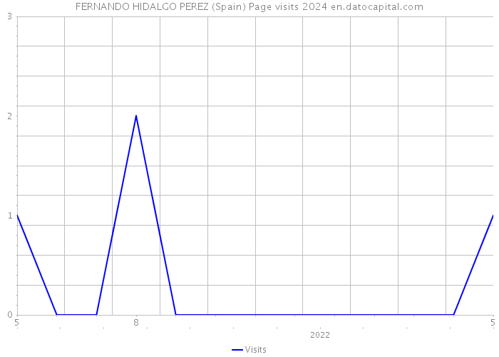 FERNANDO HIDALGO PEREZ (Spain) Page visits 2024 
