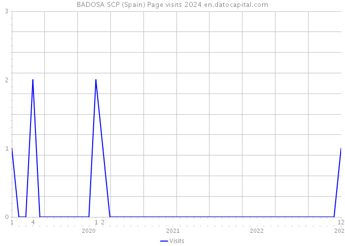 BADOSA SCP (Spain) Page visits 2024 