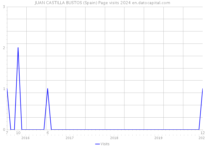 JUAN CASTILLA BUSTOS (Spain) Page visits 2024 