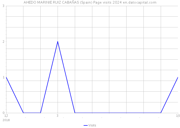 AHEDO MARINIE RUIZ CABAÑAS (Spain) Page visits 2024 