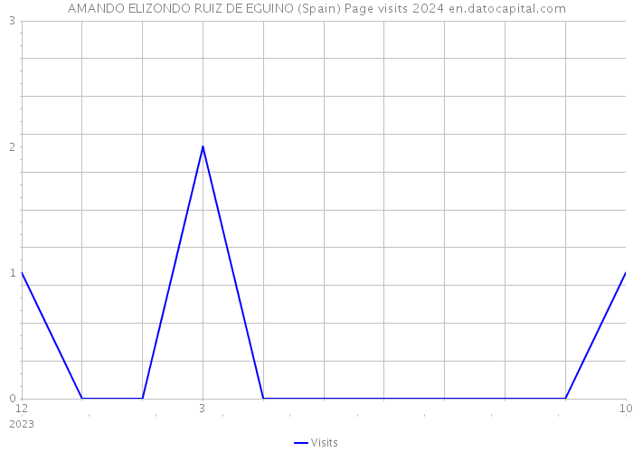 AMANDO ELIZONDO RUIZ DE EGUINO (Spain) Page visits 2024 