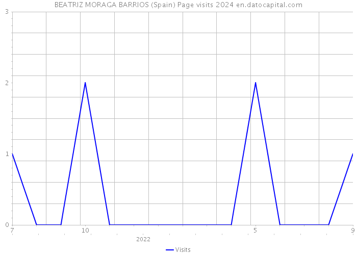 BEATRIZ MORAGA BARRIOS (Spain) Page visits 2024 