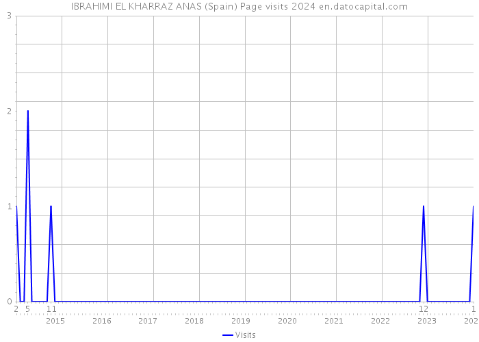 IBRAHIMI EL KHARRAZ ANAS (Spain) Page visits 2024 