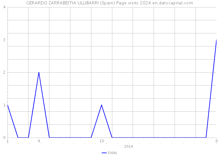 GERARDO ZARRABEITIA ULLIBARRI (Spain) Page visits 2024 
