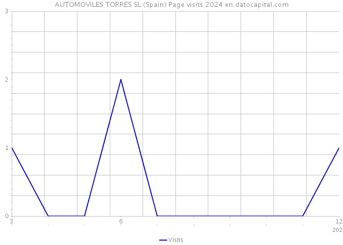 AUTOMOVILES TORRES SL (Spain) Page visits 2024 