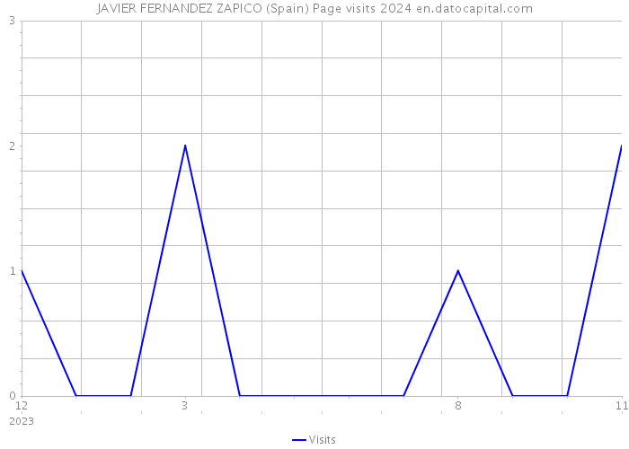 JAVIER FERNANDEZ ZAPICO (Spain) Page visits 2024 