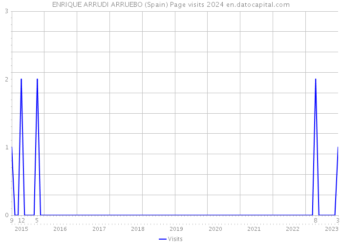 ENRIQUE ARRUDI ARRUEBO (Spain) Page visits 2024 