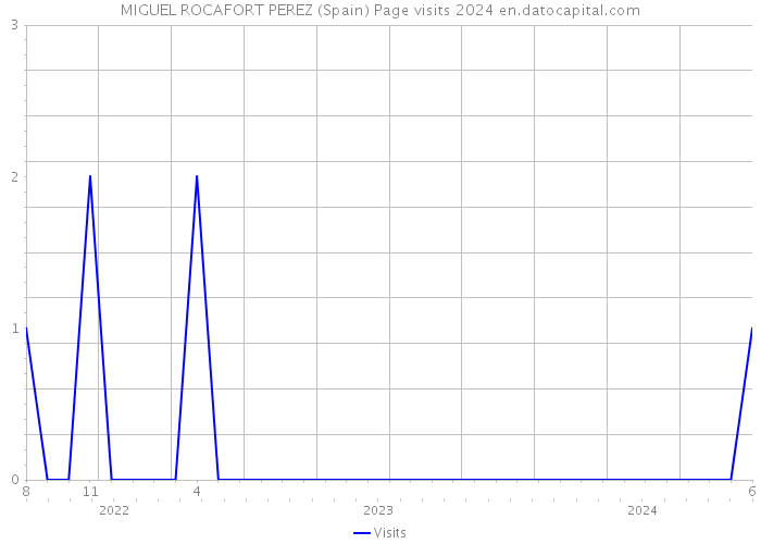 MIGUEL ROCAFORT PEREZ (Spain) Page visits 2024 