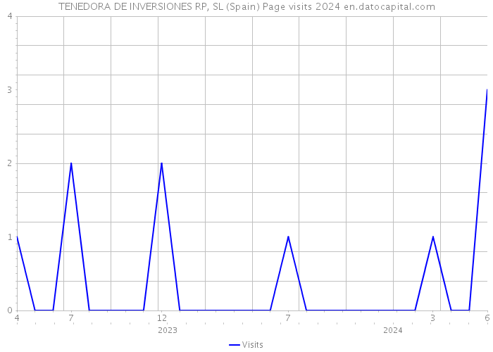 TENEDORA DE INVERSIONES RP, SL (Spain) Page visits 2024 