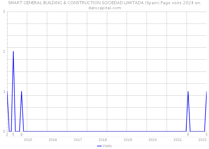 SMART GENERAL BUILDING & CONSTRUCTION SOCIEDAD LIMITADA (Spain) Page visits 2024 