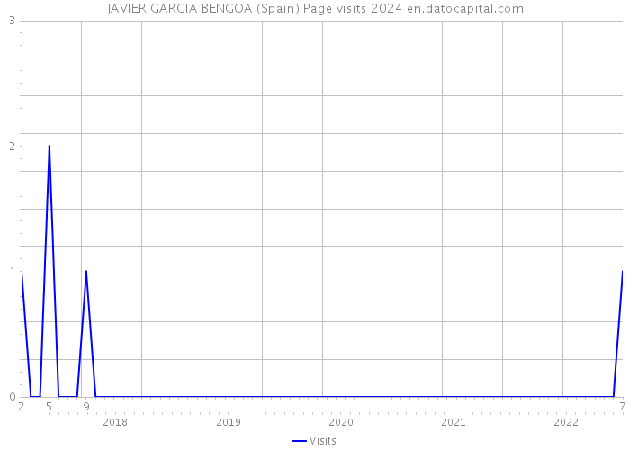 JAVIER GARCIA BENGOA (Spain) Page visits 2024 