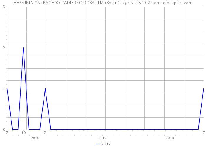 HERMINIA CARRACEDO CADIERNO ROSALINA (Spain) Page visits 2024 