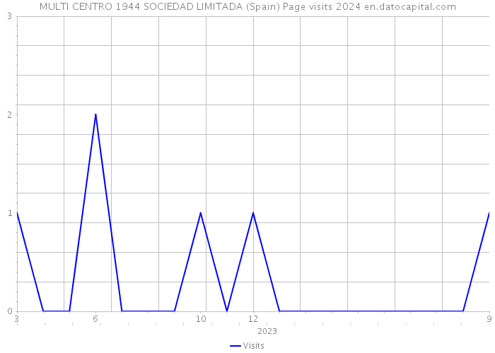 MULTI CENTRO 1944 SOCIEDAD LIMITADA (Spain) Page visits 2024 