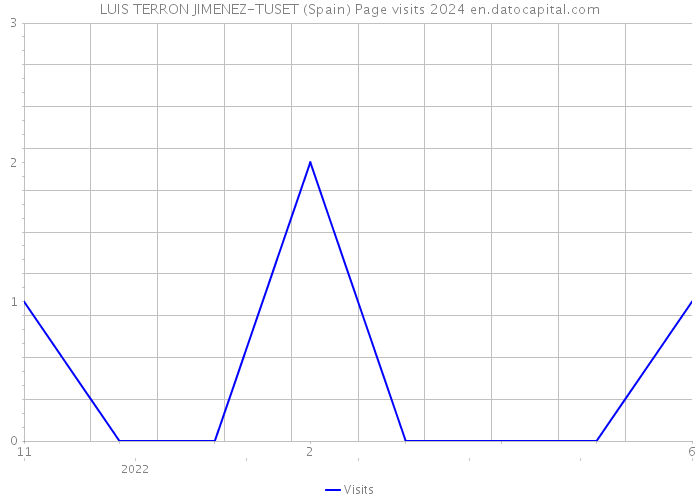 LUIS TERRON JIMENEZ-TUSET (Spain) Page visits 2024 