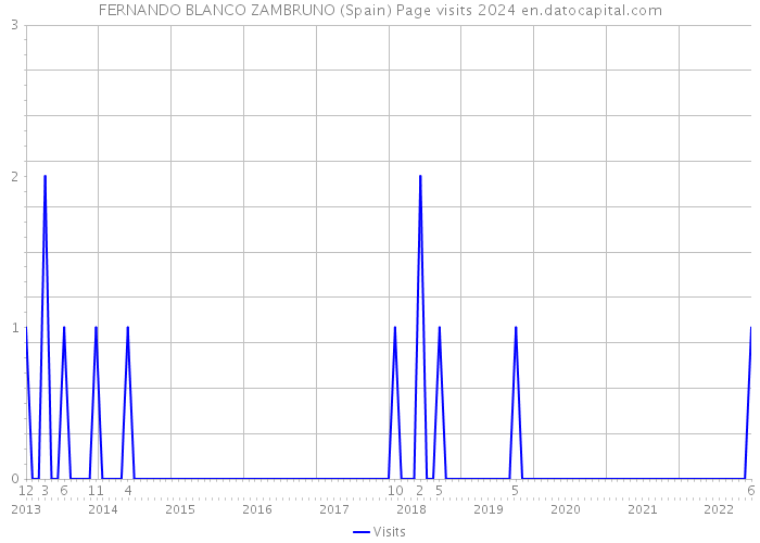 FERNANDO BLANCO ZAMBRUNO (Spain) Page visits 2024 