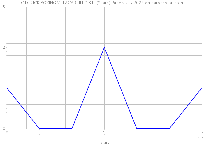 C.D. KICK BOXING VILLACARRILLO S.L. (Spain) Page visits 2024 