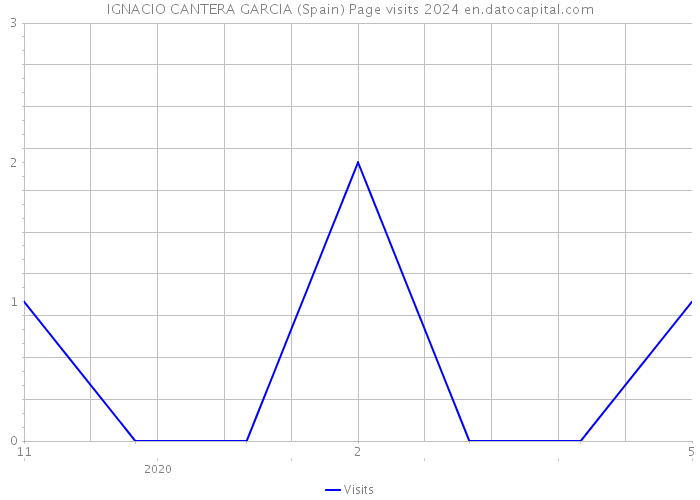 IGNACIO CANTERA GARCIA (Spain) Page visits 2024 