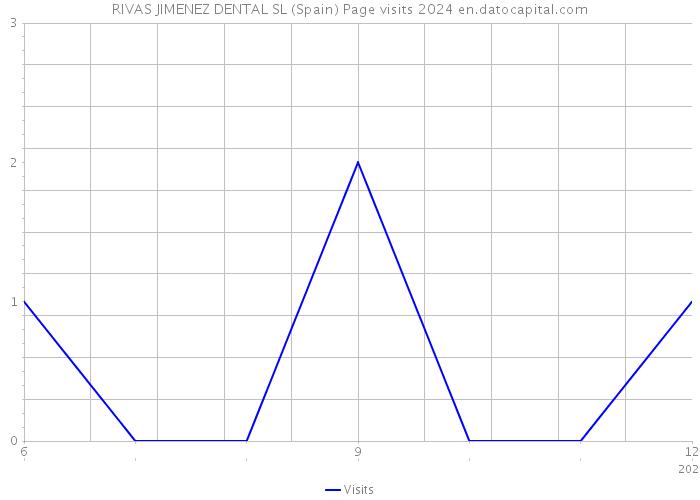 RIVAS JIMENEZ DENTAL SL (Spain) Page visits 2024 