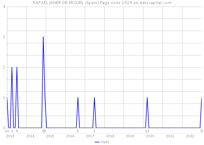 RAFAEL JANER DE MIGUEL (Spain) Page visits 2024 