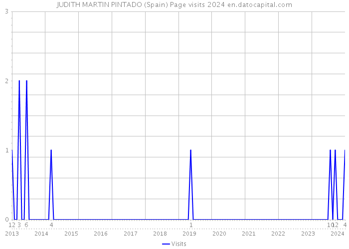 JUDITH MARTIN PINTADO (Spain) Page visits 2024 