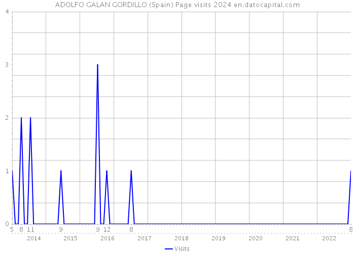 ADOLFO GALAN GORDILLO (Spain) Page visits 2024 