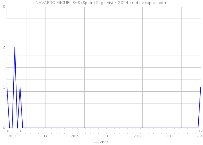 NAVARRO MIGUEL BAS (Spain) Page visits 2024 