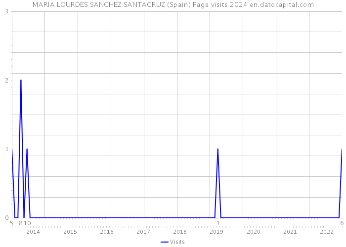 MARIA LOURDES SANCHEZ SANTACRUZ (Spain) Page visits 2024 