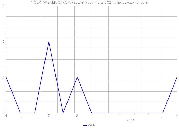 NOEMI WIZNER GARCIA (Spain) Page visits 2024 