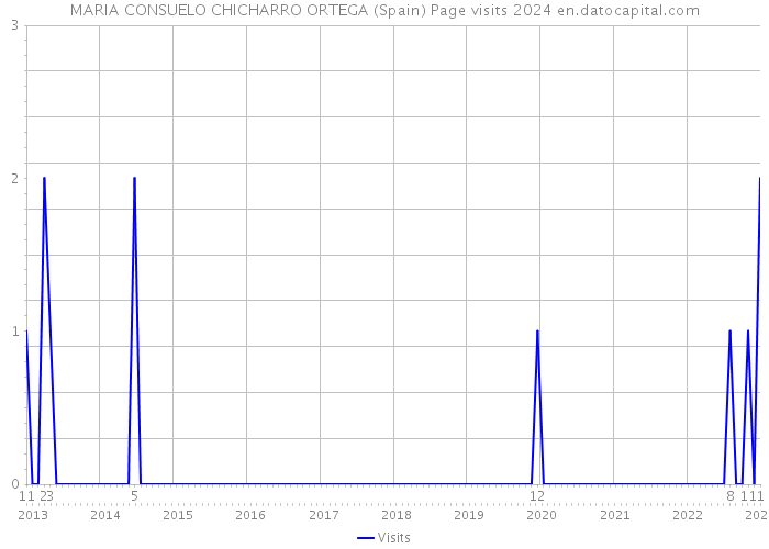 MARIA CONSUELO CHICHARRO ORTEGA (Spain) Page visits 2024 