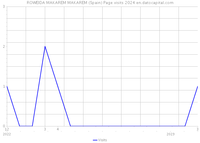 ROWEIDA MAKAREM MAKAREM (Spain) Page visits 2024 