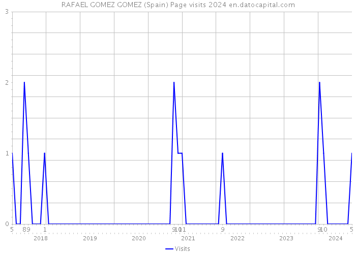 RAFAEL GOMEZ GOMEZ (Spain) Page visits 2024 