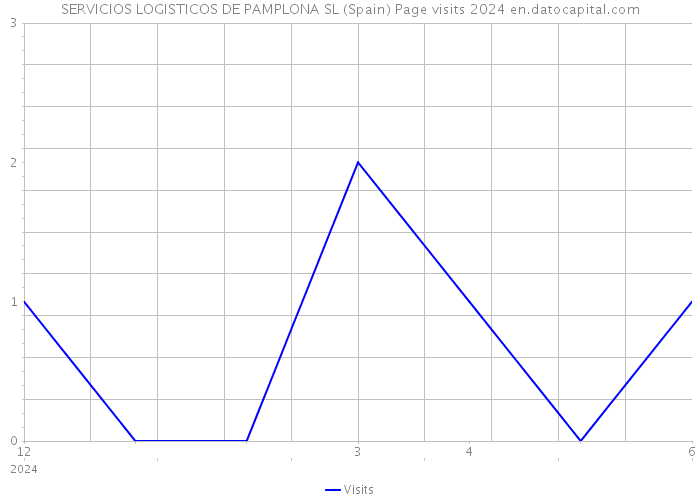 SERVICIOS LOGISTICOS DE PAMPLONA SL (Spain) Page visits 2024 
