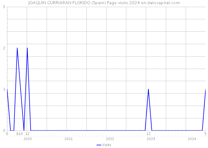 JOAQUIN GURRIARAN FLORIDO (Spain) Page visits 2024 