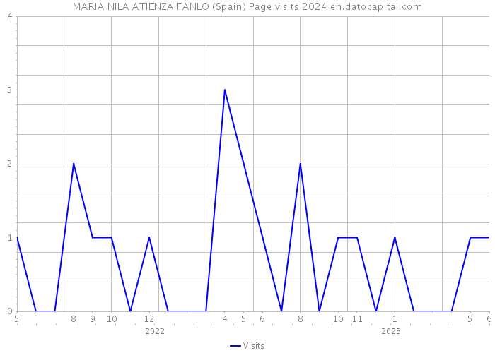 MARIA NILA ATIENZA FANLO (Spain) Page visits 2024 