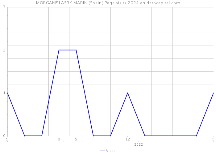 MORGANE LASRY MARIN (Spain) Page visits 2024 