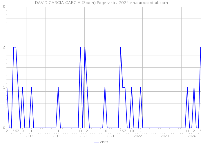 DAVID GARCIA GARCIA (Spain) Page visits 2024 