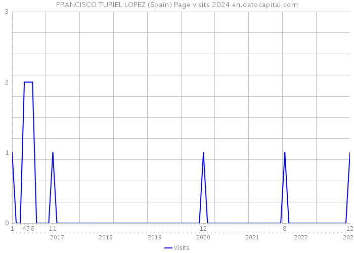 FRANCISCO TURIEL LOPEZ (Spain) Page visits 2024 