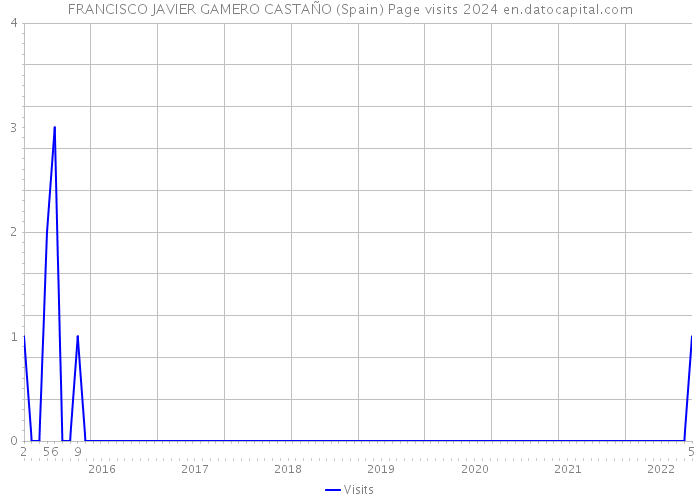 FRANCISCO JAVIER GAMERO CASTAÑO (Spain) Page visits 2024 